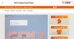 Desktop Screenshot of cdu-essen.de